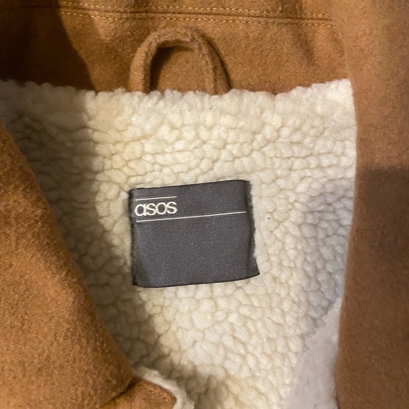 ASOS Tan Jacket with Button Closure - Picture 3 of 3